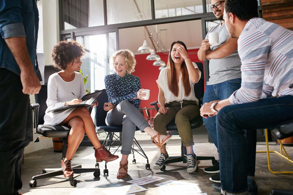 Formation avec un groupe dans une ambiance conviviale